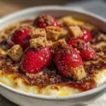 valentines cupcakes oatmeal bowl - featured image
