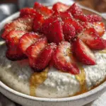 valentines day chia pudding bowl - featured image