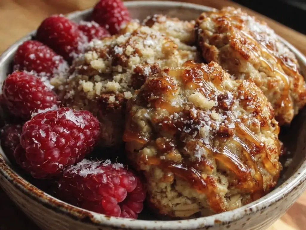 valentines day oatmeal cookies bowl - featured image