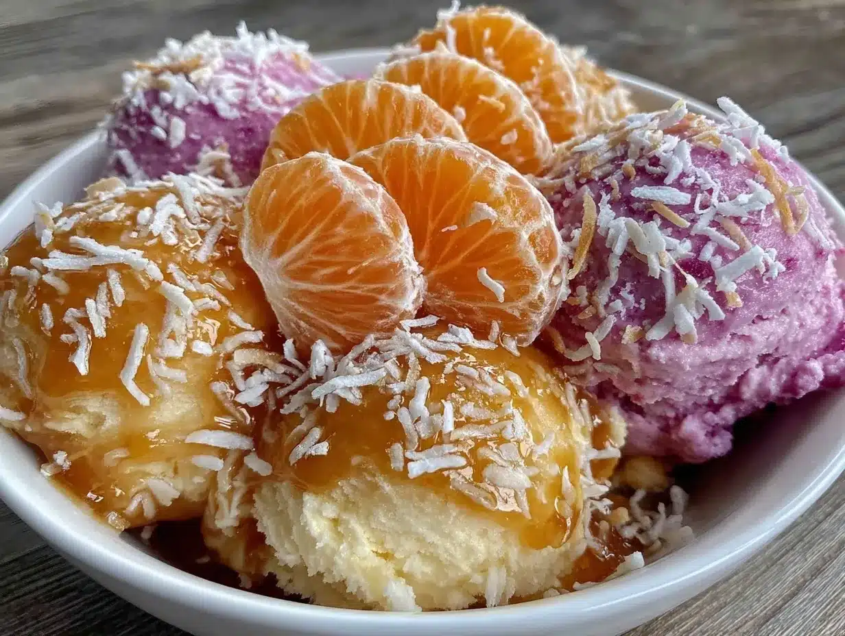 valentines desserts nice cream bowl preparation steps
