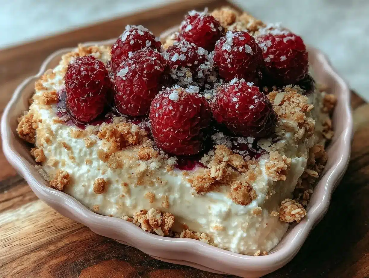 valentines dinner cottage cheese bowl preparation steps