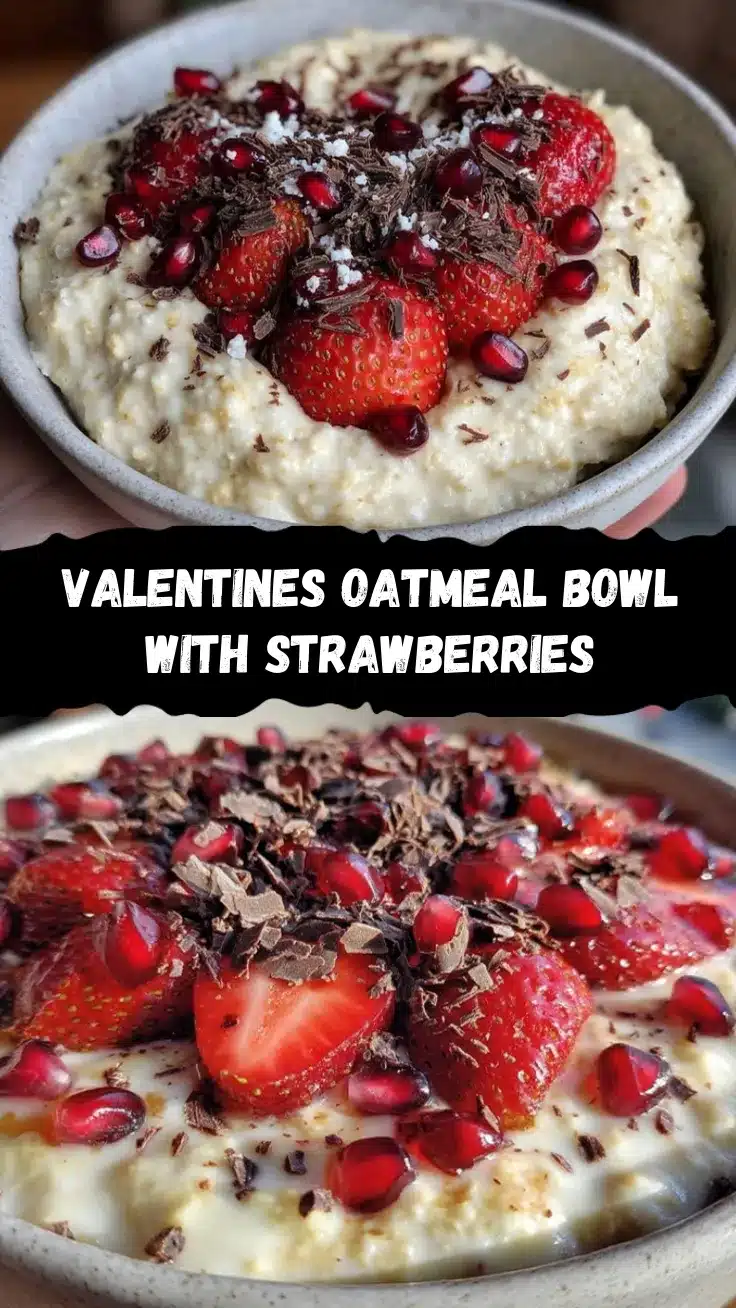 valentines oatmeal bowl recipe