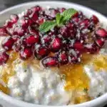 valentines snacks oatmeal bowl - featured image