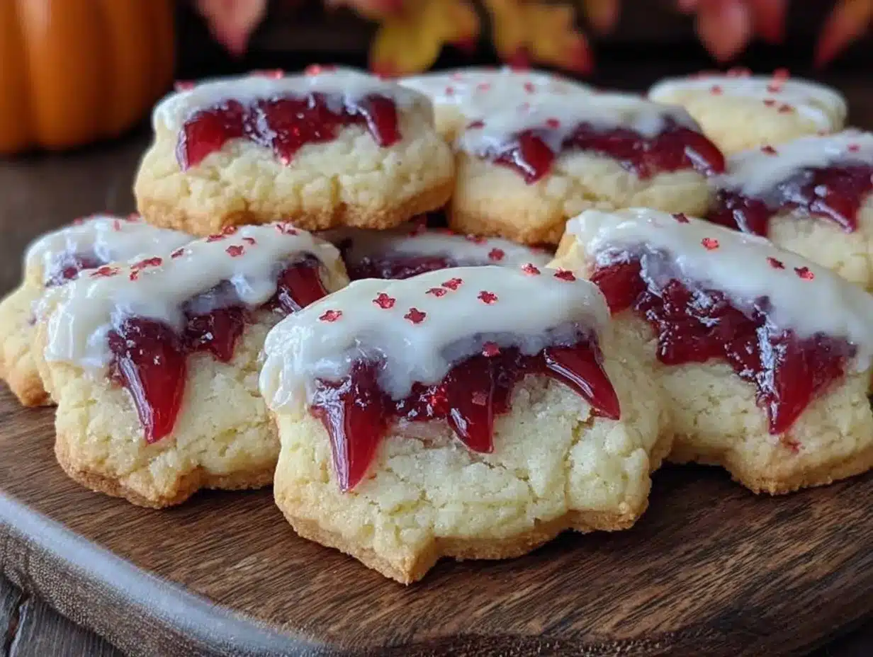vampire teeth cookies preparation steps