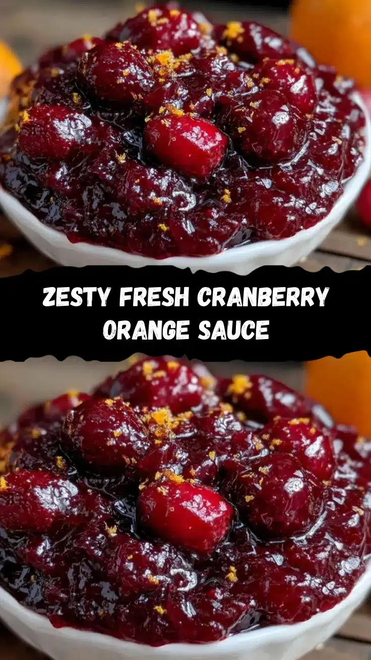zesty cranberry orange sauce recipe