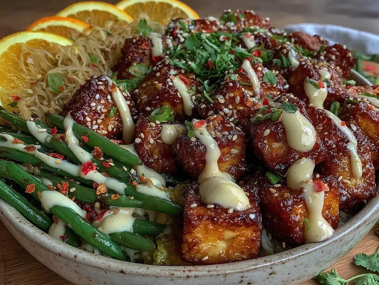 zesty ginger garlic tofu preparation steps