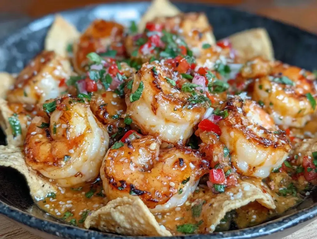 zesty shrimp scampi taco bowl - featured image