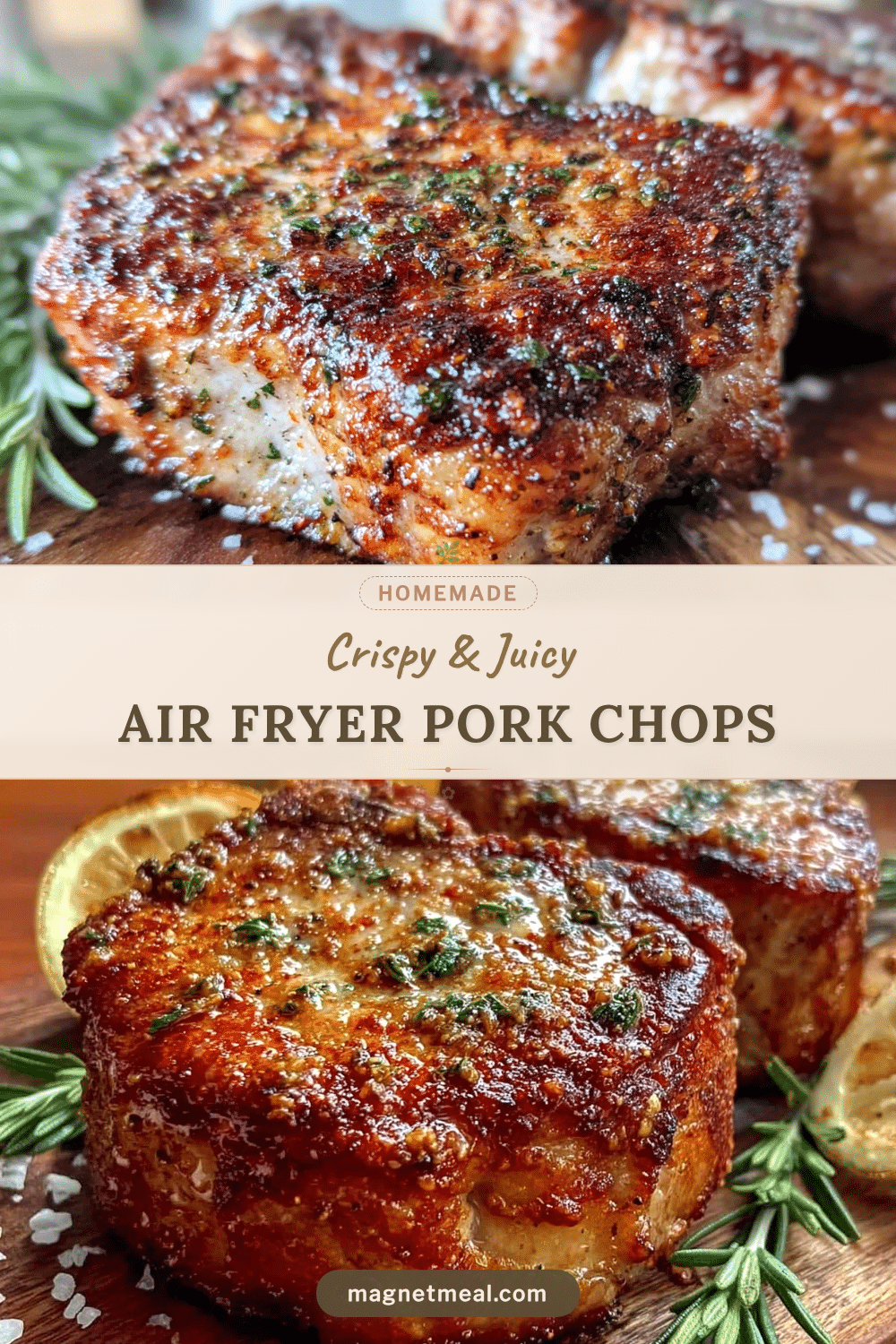 air fryer pork chops recipe