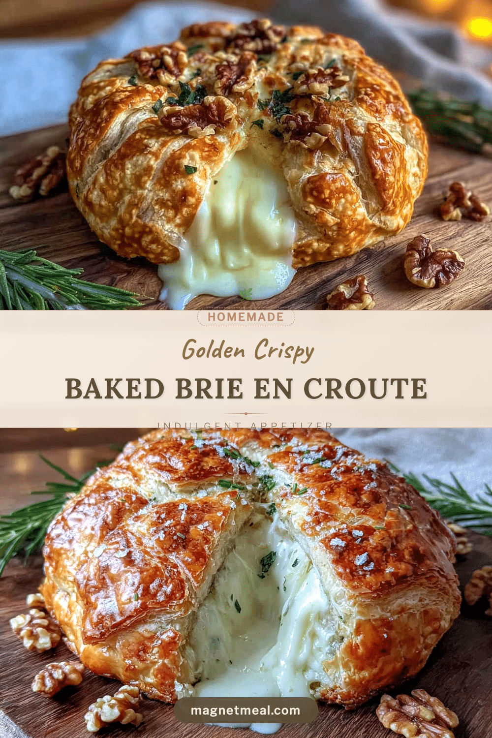 baked brie en croute recipe
