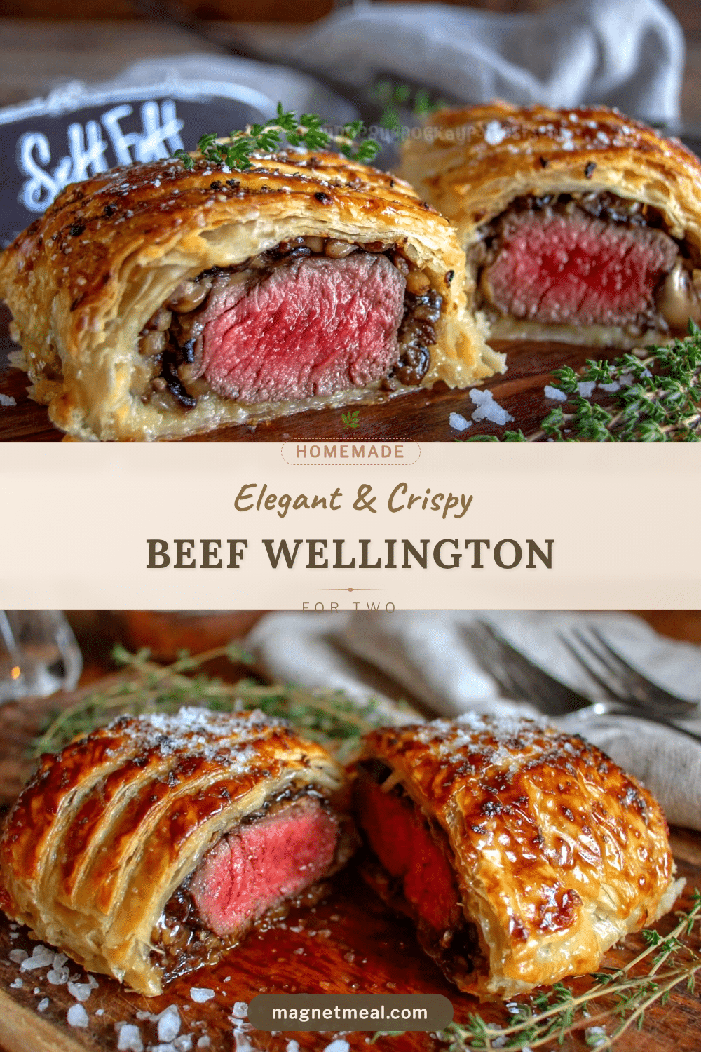 Beef Wellington for Two recipe