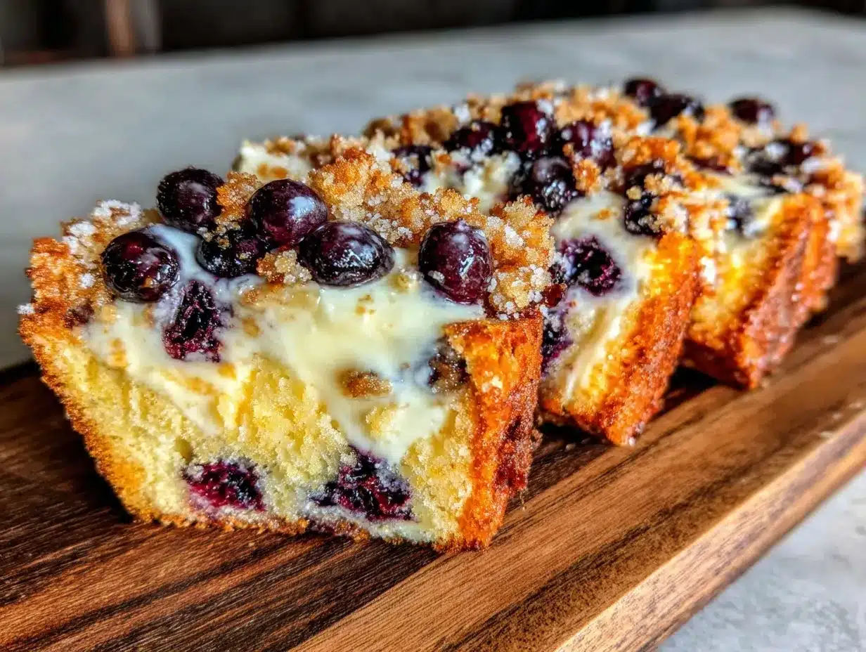 blueberry cream cheese coffee cake preparation steps