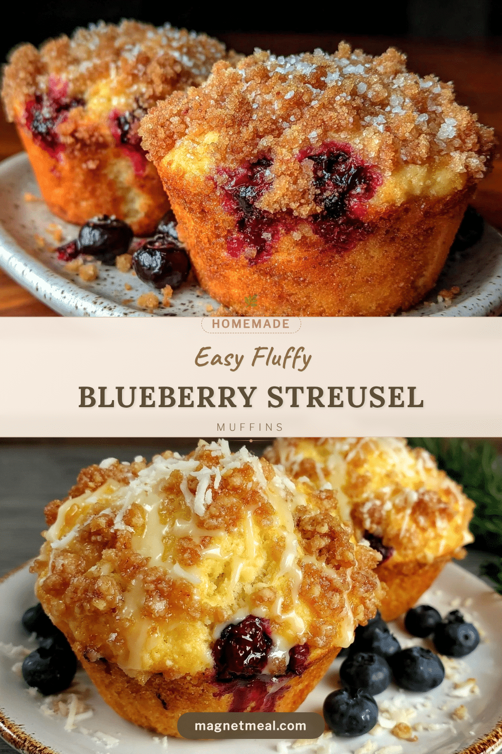 blueberry streusel muffins recipe