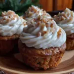 brown butter carrot cake cupcakes - featured image
