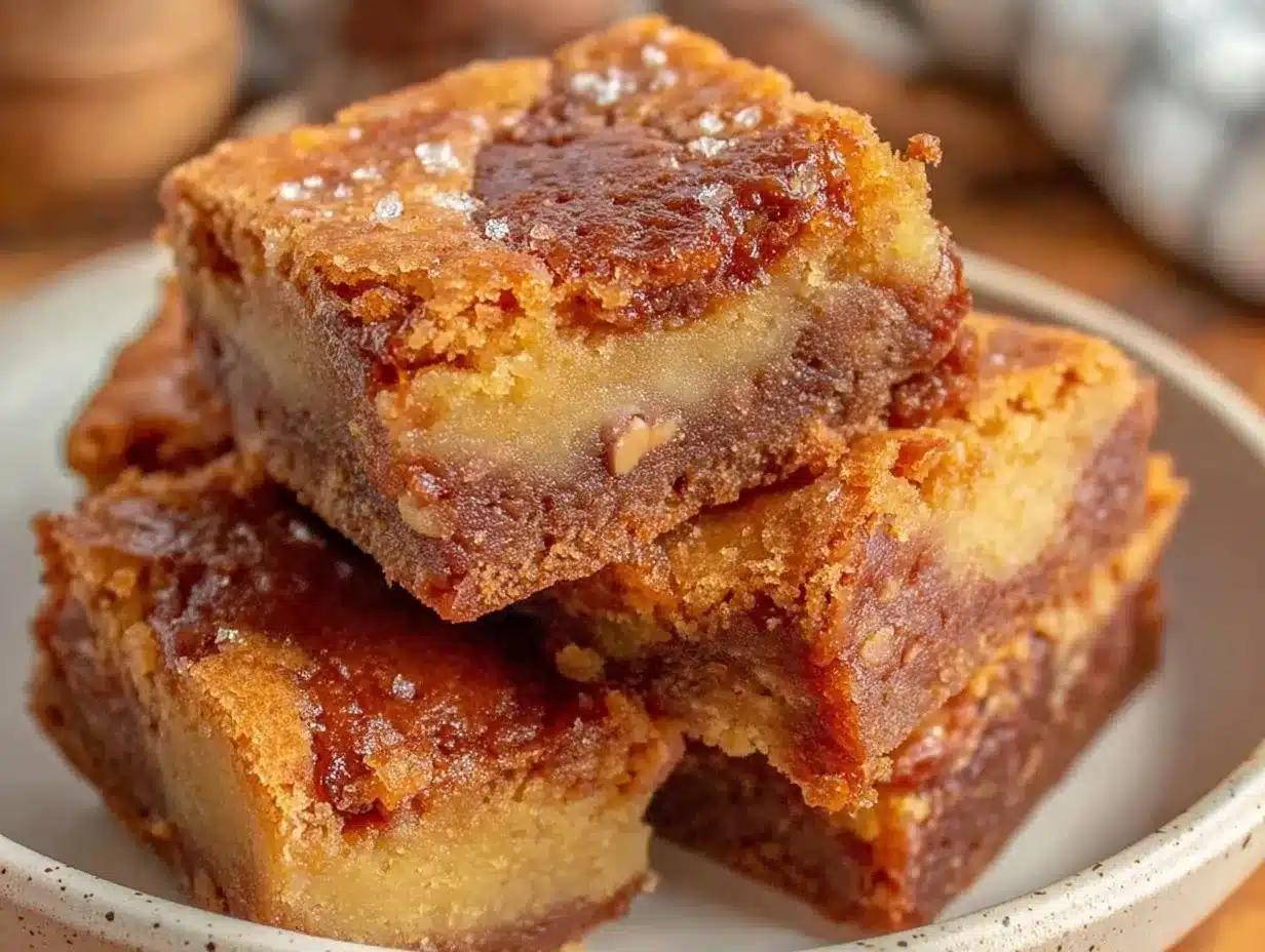 browned butter blondies preparation steps