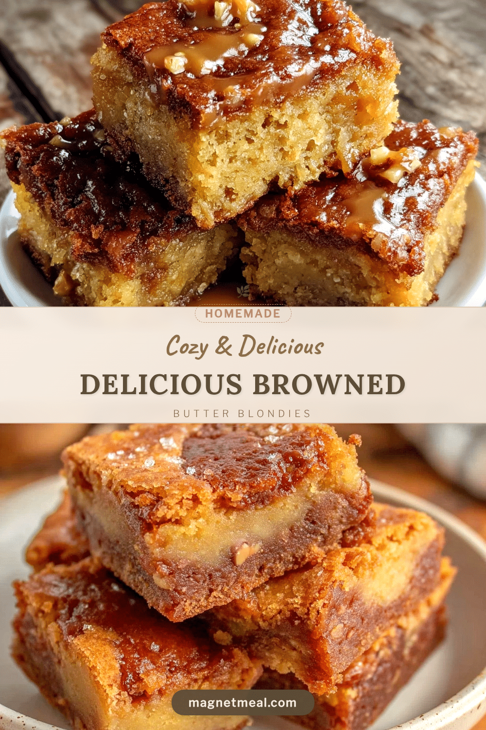 browned butter blondies recipe