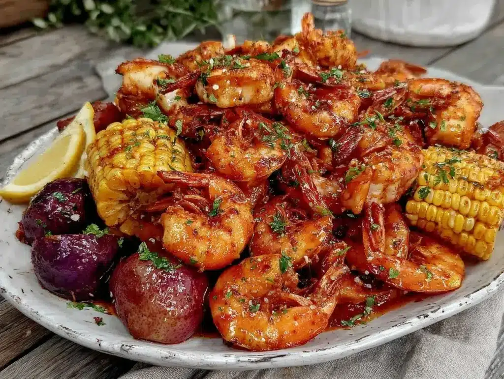 Cajun boiled shrimp recipe - featured image