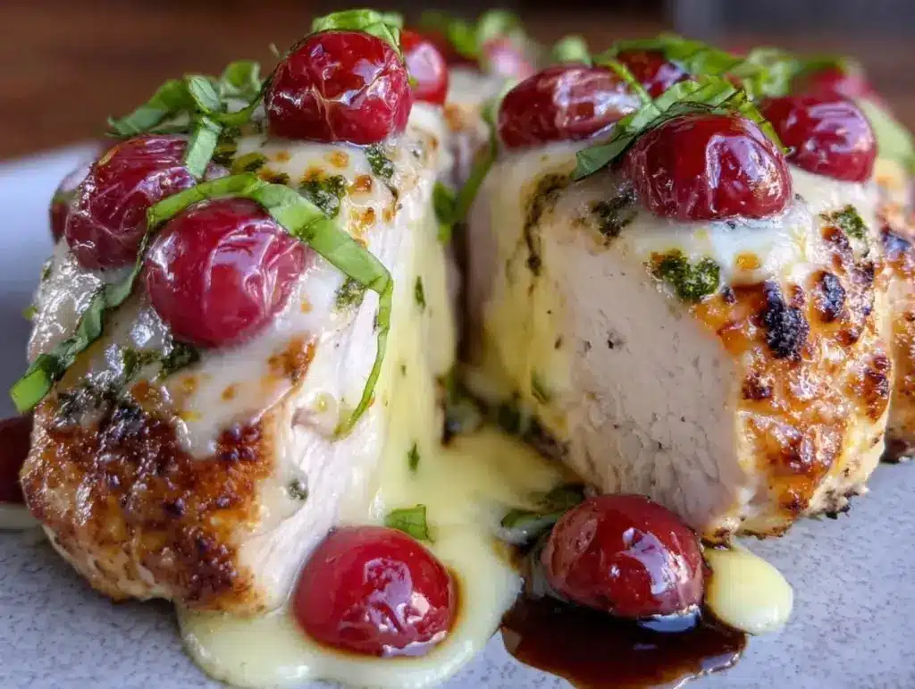 Caprese Stuffed Chicken Breast - featured image