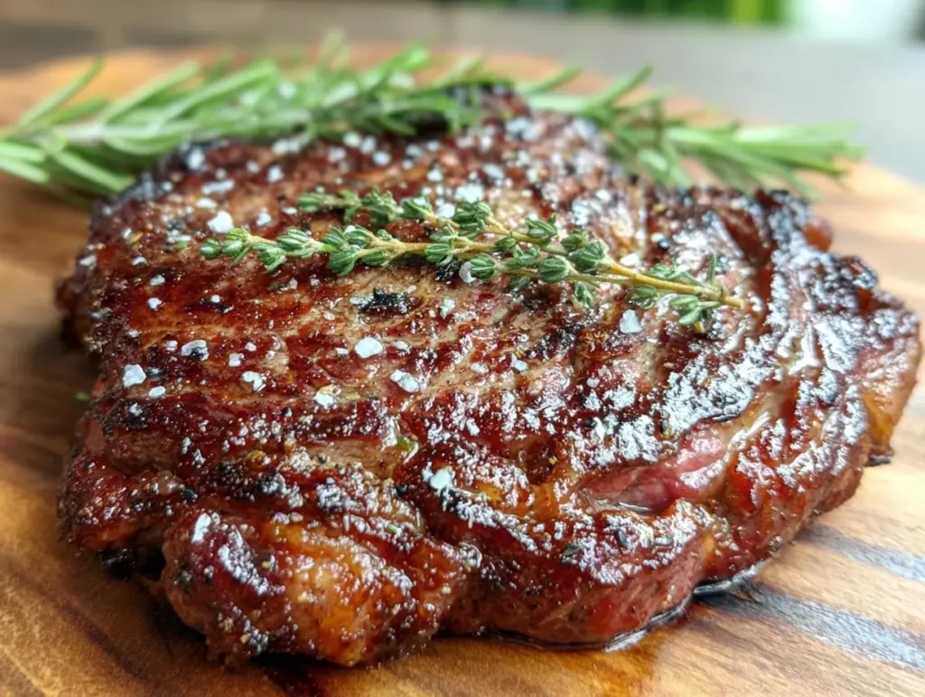 cast iron ribeye steak - featured image