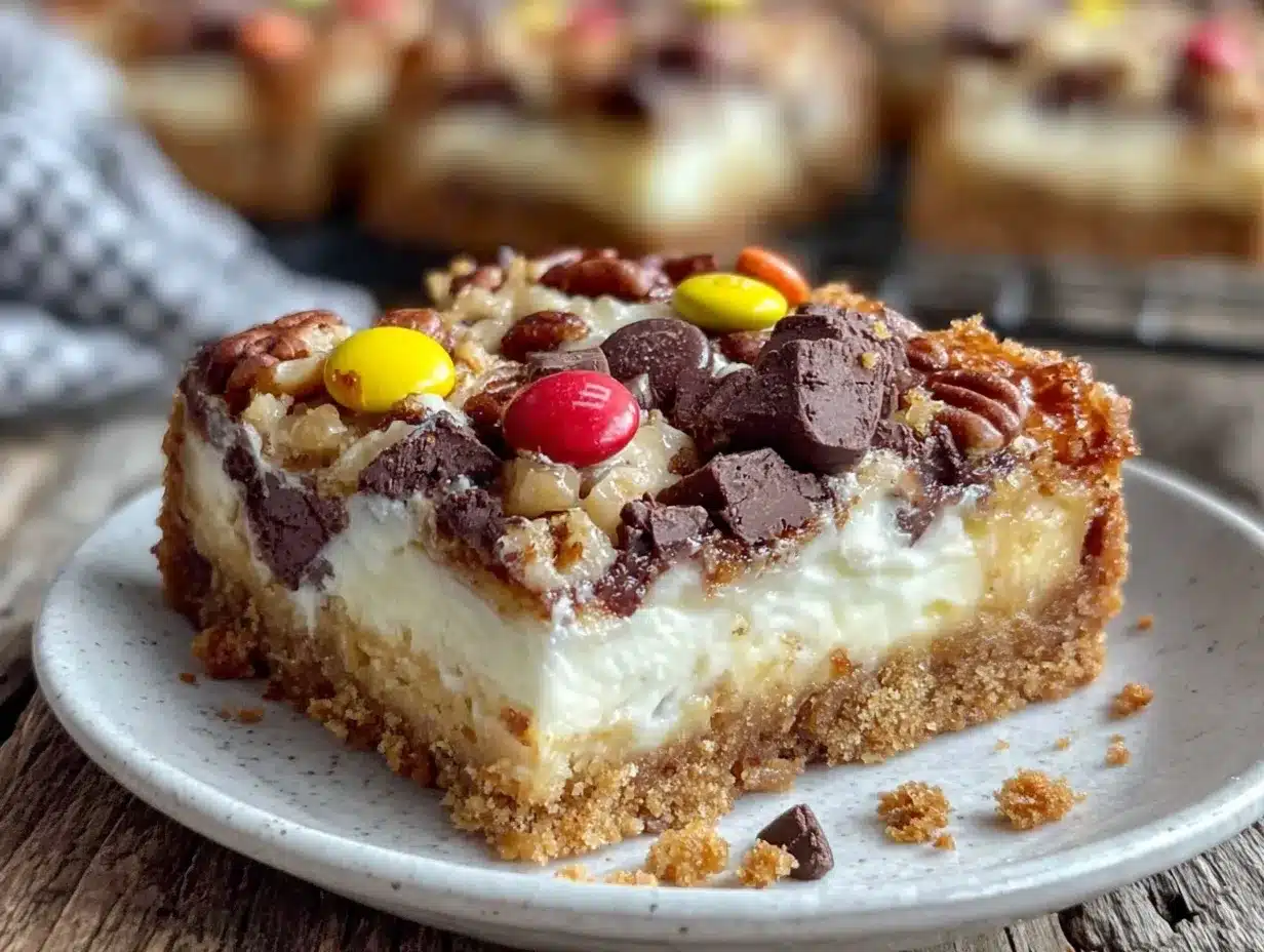 chewy magic cookie bars recipe preparation steps