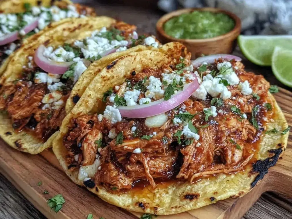 chicken tinga tacos - featured image
