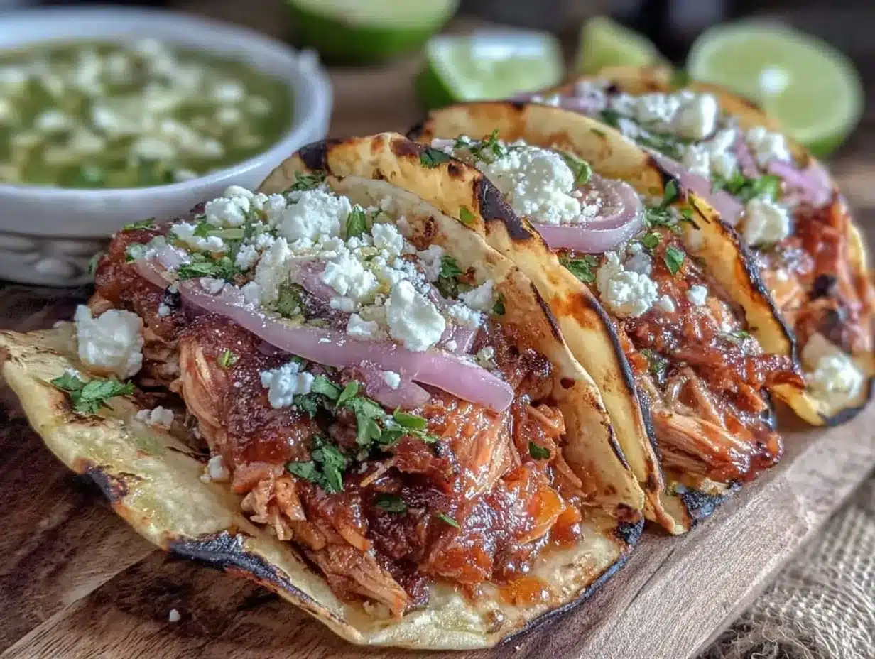 chicken tinga tacos preparation steps