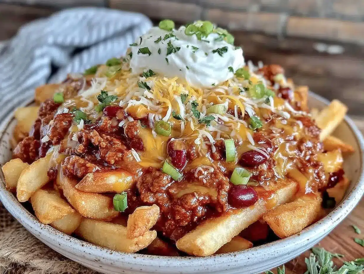 chili cheese fries preparation steps