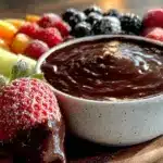 chocolate fondue recipe - featured image