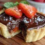 chocolate ganache tart - featured image