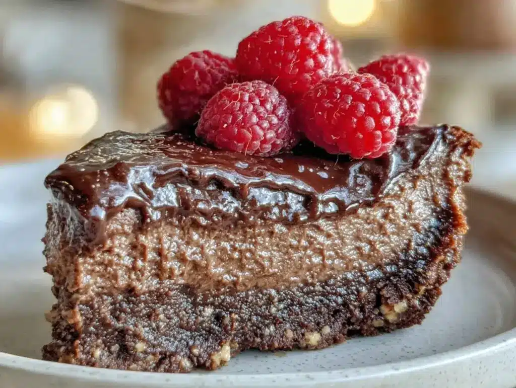 chocolate mousse cake - featured image