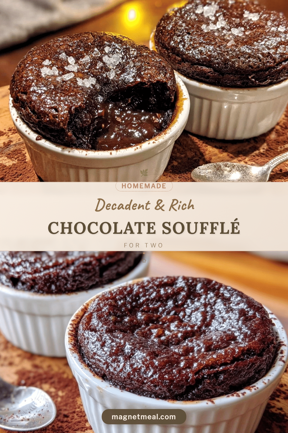 chocolate soufflé for two recipe
