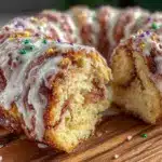 classic fluffy king cake - featured image
