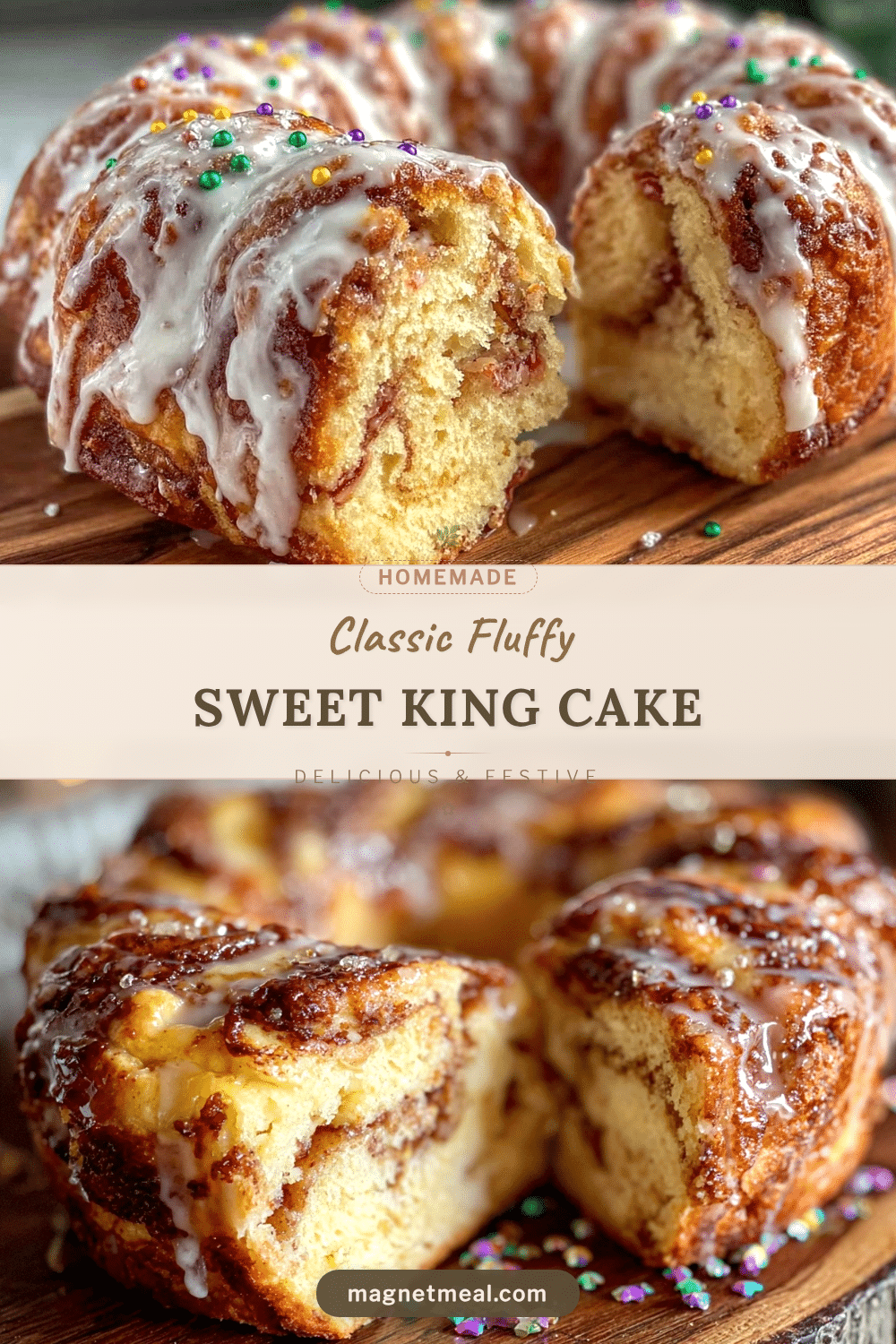 classic fluffy king cake recipe