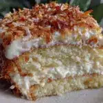 coconut cream cake - featured image
