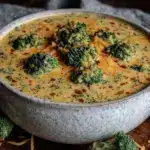 copycat panera broccoli cheddar soup - featured image