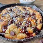cozy chocolate chip cookie skillet - featured image