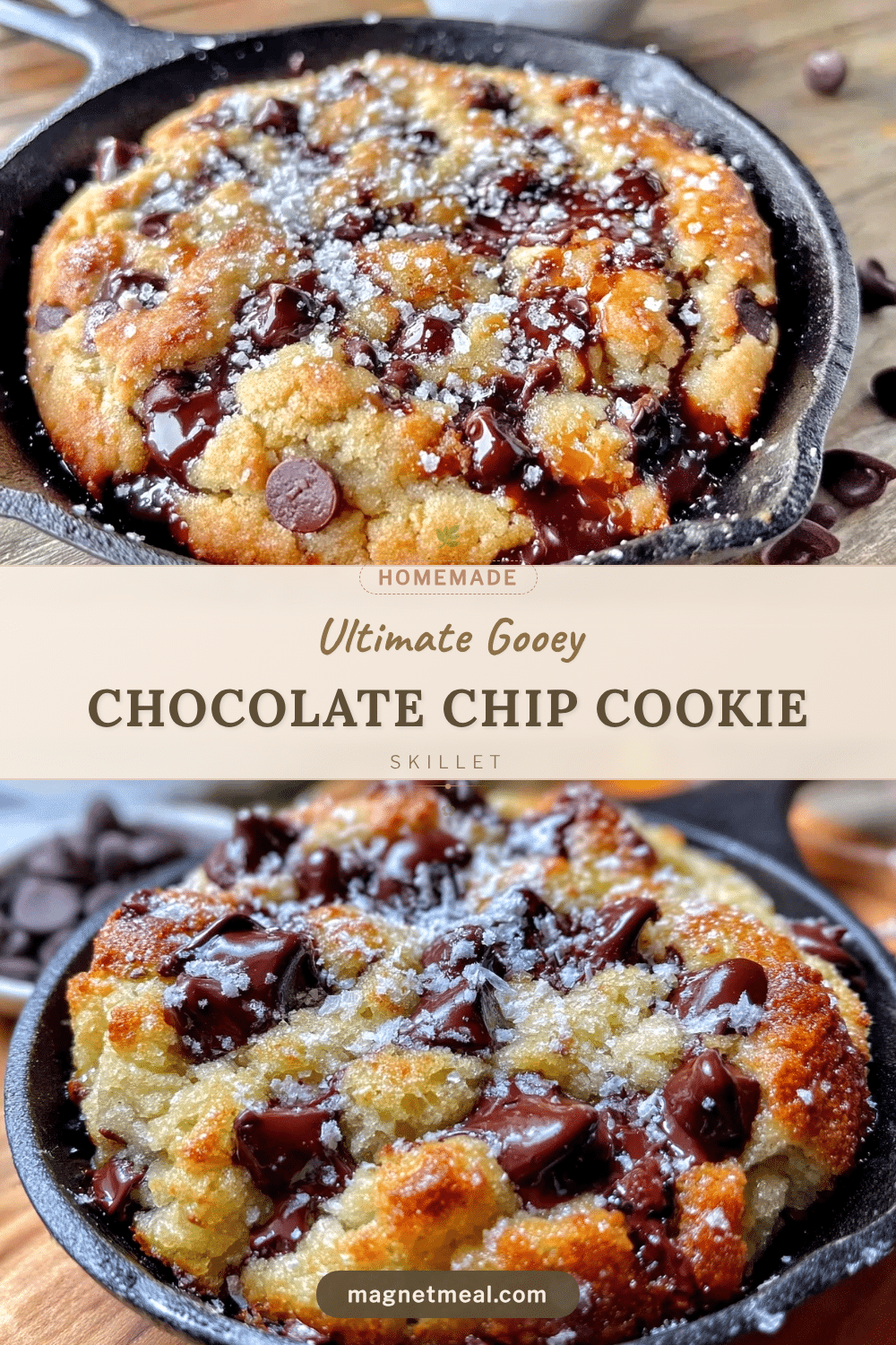 cozy chocolate chip cookie skillet recipe