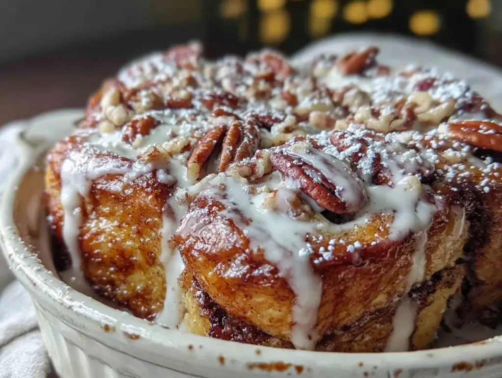 Cozy Cinnamon Roll French Toast Bake - featured image