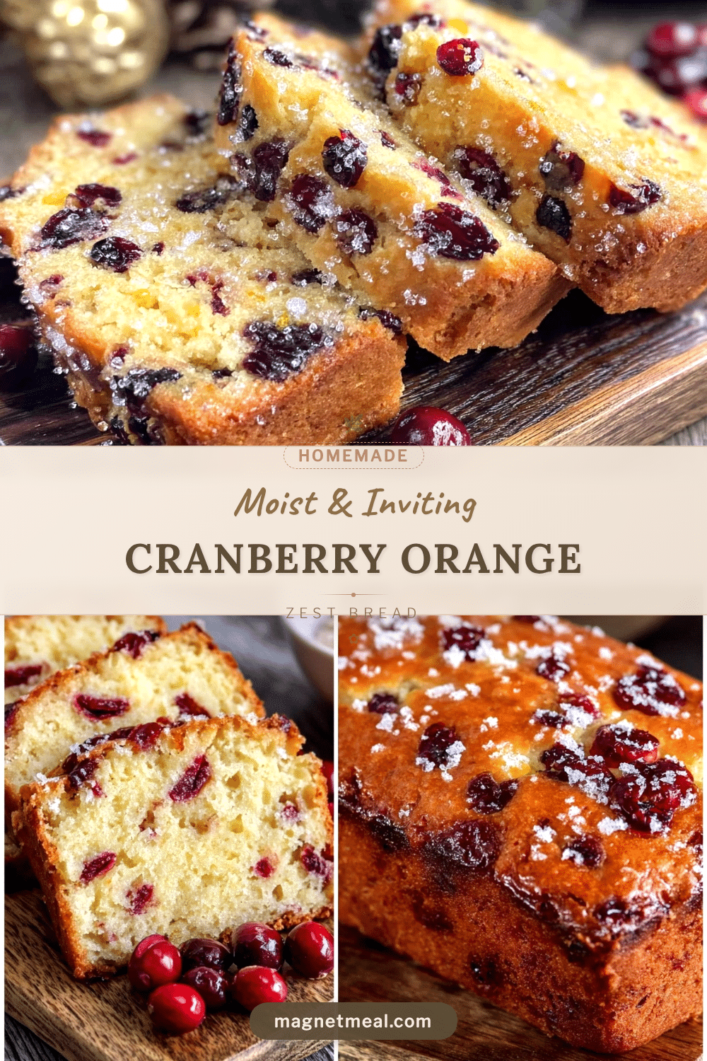 cranberry orange bread recipe