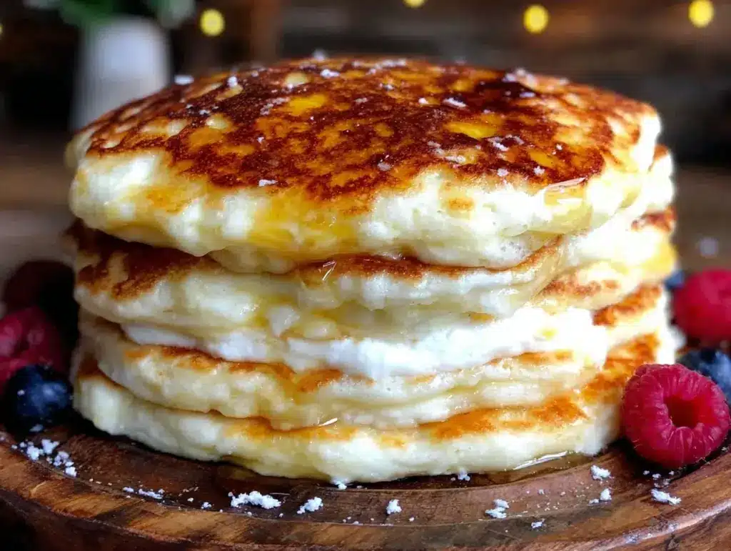 cream cheese pancakes - featured image