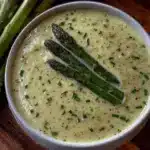 creamy asparagus soup - featured image