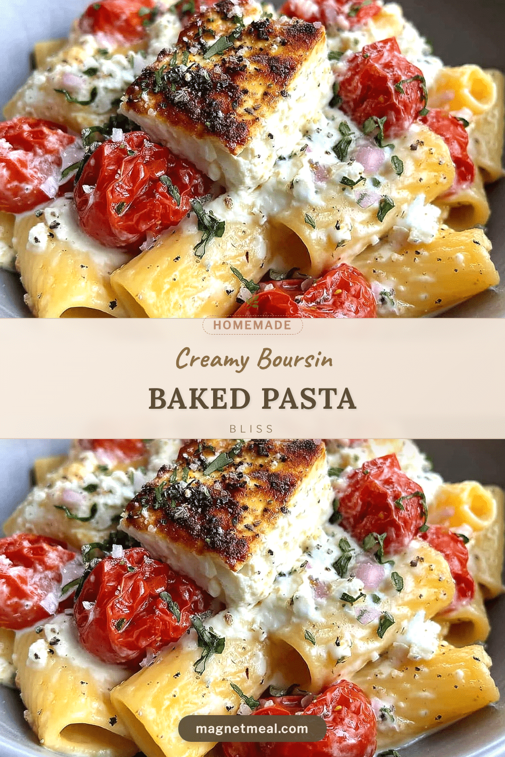 creamy boursin pasta recipe