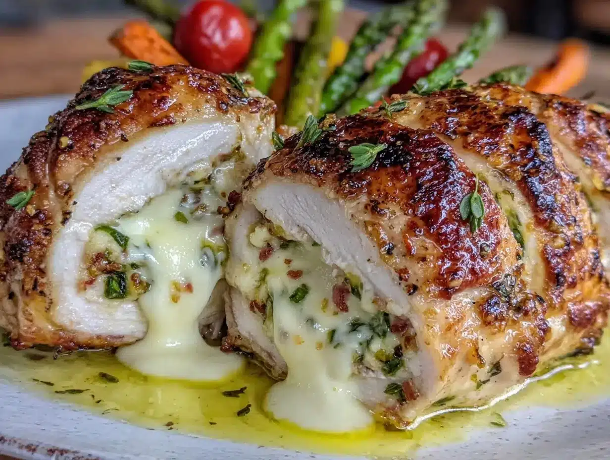 creamy boursin stuffed chicken breast preparation steps