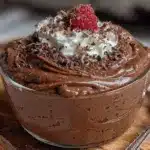 creamy chocolate mousse recipe - featured image