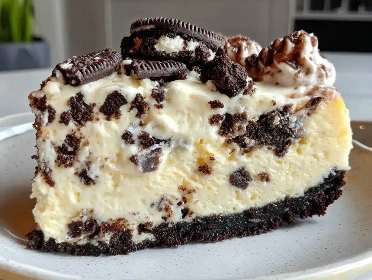 creamy cookies and cream cheesecake delight preparation steps