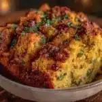 creamy cornbread dressing - featured image