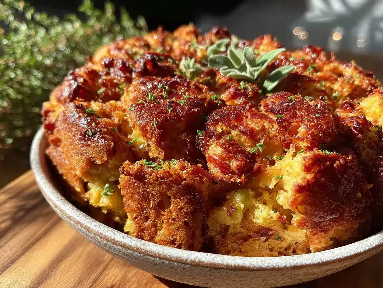 creamy cornbread dressing preparation steps