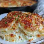 creamy extra cheesy scalloped potatoes - featured image