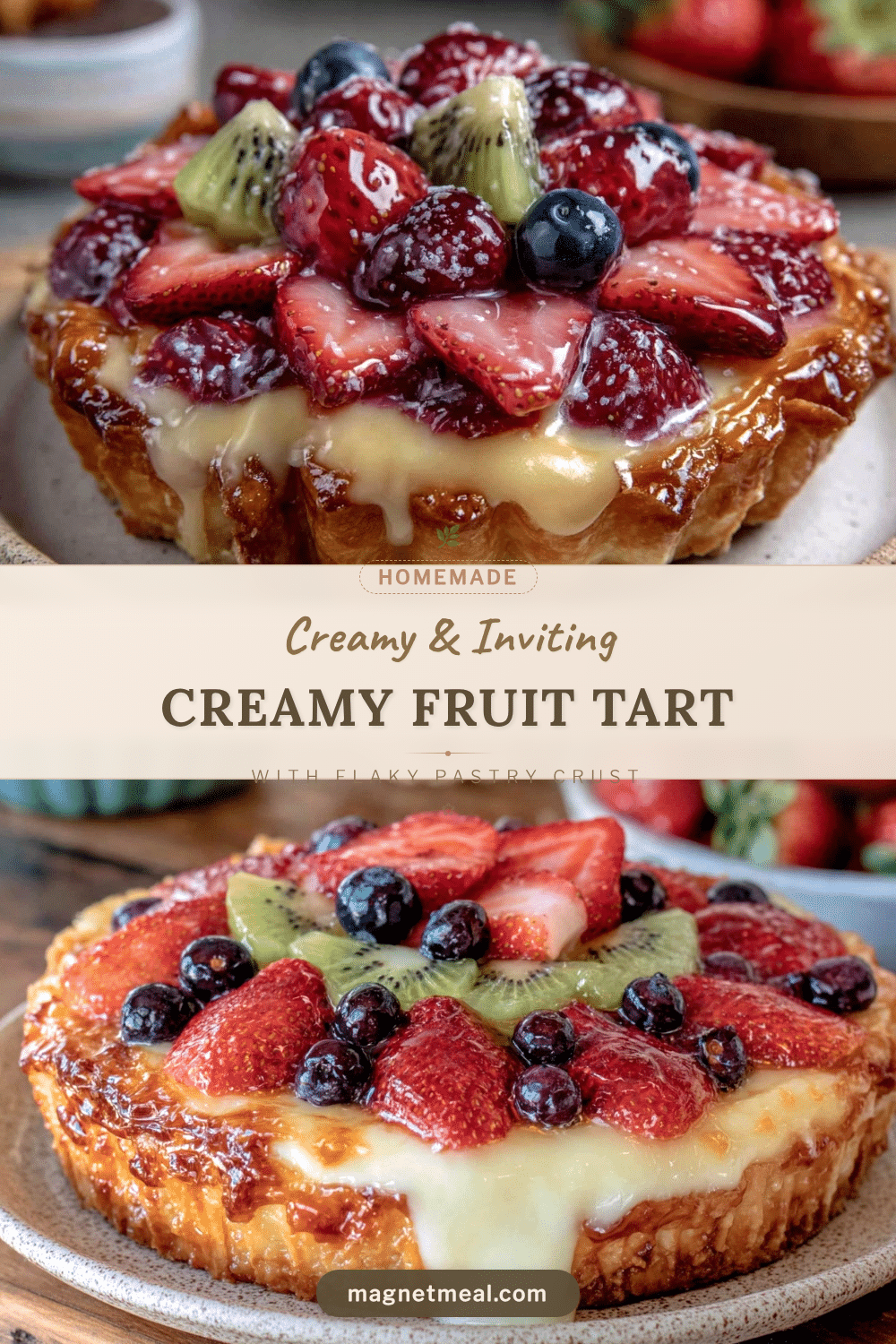creamy fruit tart recipe