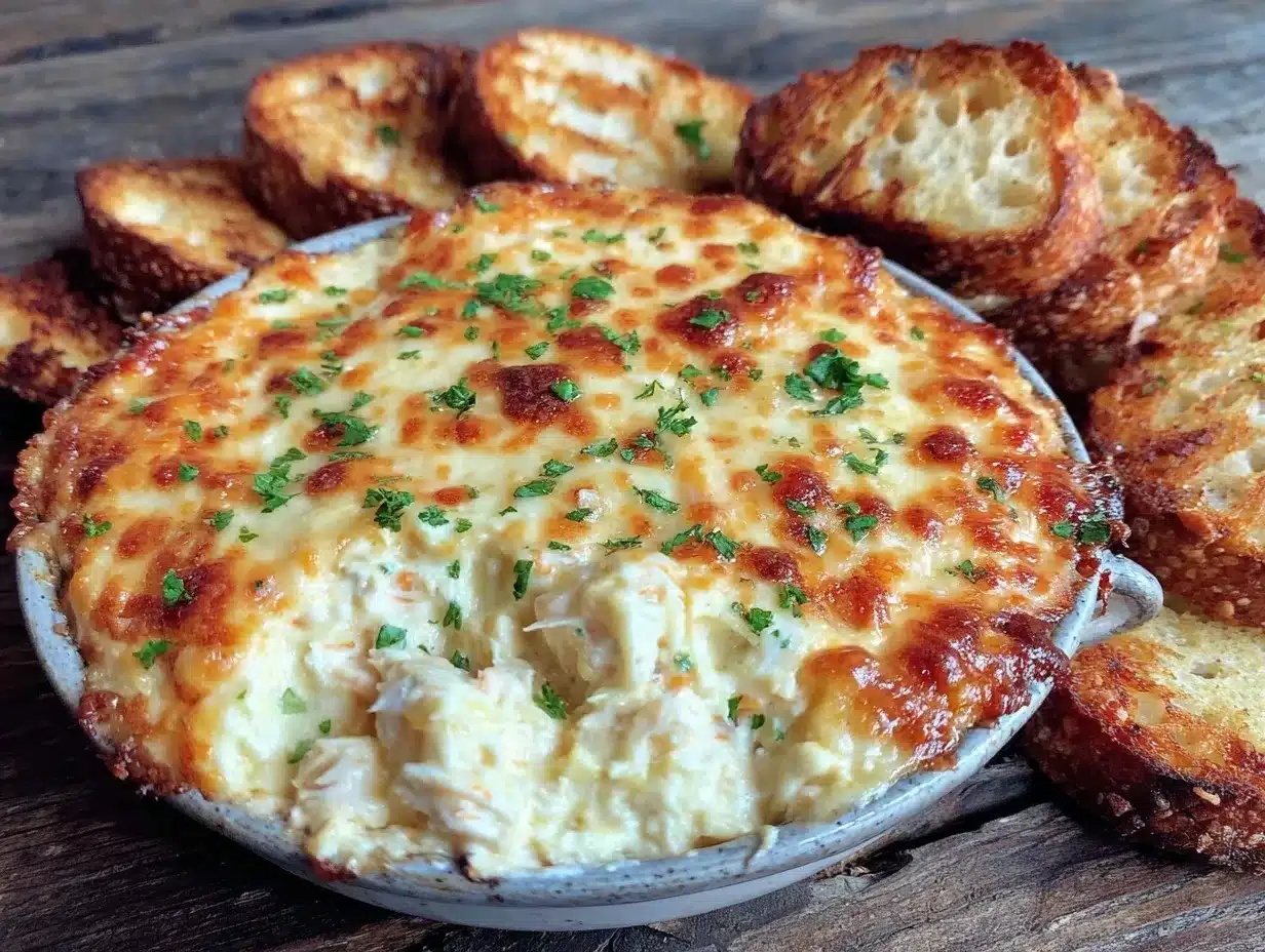creamy hot crab dip preparation steps