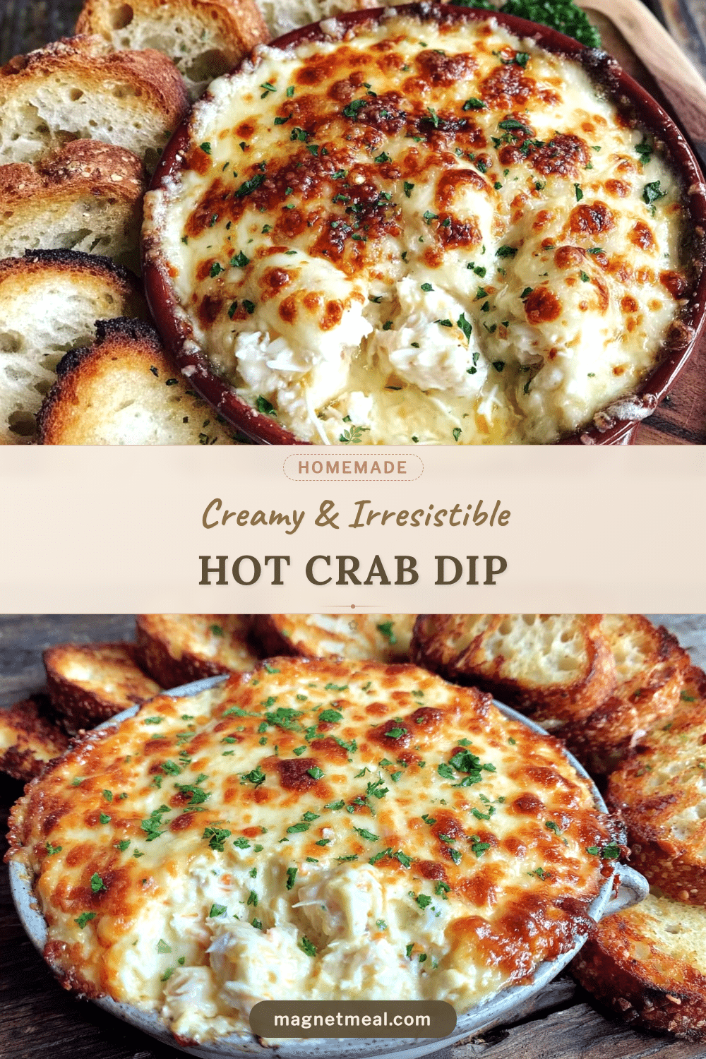 creamy hot crab dip recipe
